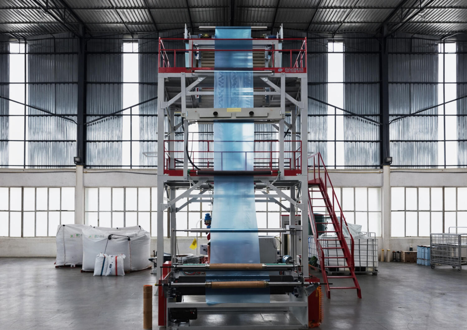 SA Packagaing P_03 2-Barrel ABA Film Blower Extrusion